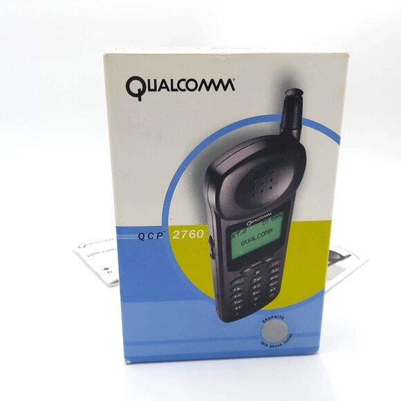Qualcomm QCP 2760 Thin Phone Dual Band Dual Mode Handset Digital & Analog Modes - Picture 1 of 7
